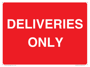 DELIVERIES ONLY